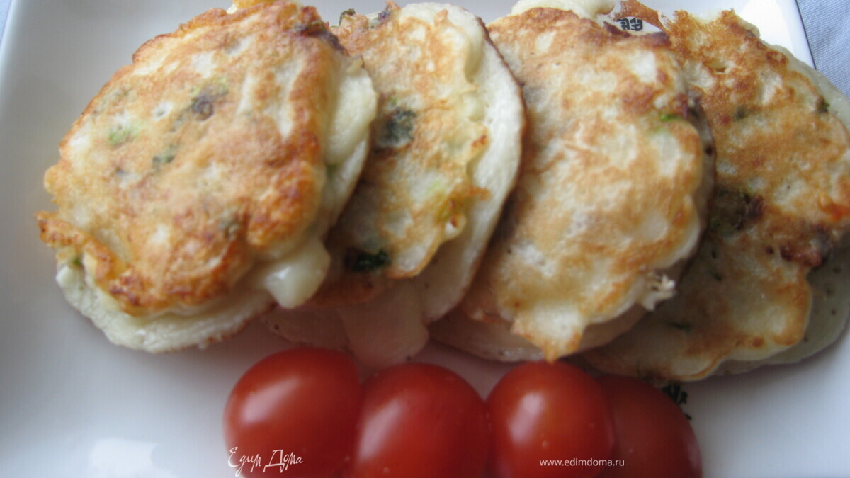 Оладьи с рыбой