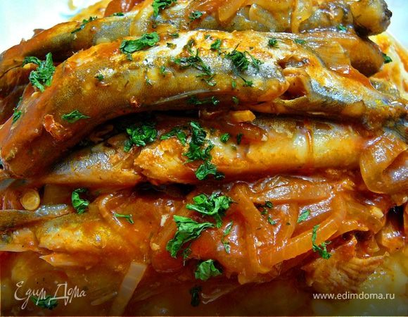 Рыбки в томатном соусе Рыбки в томатном соусе