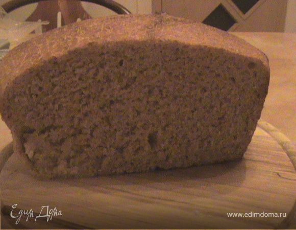 Хлеб на закваске с цельнозерновой мукой (бездрожжевой)