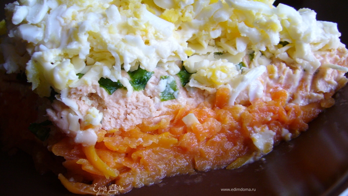 Cалат "а-ля мимоза"