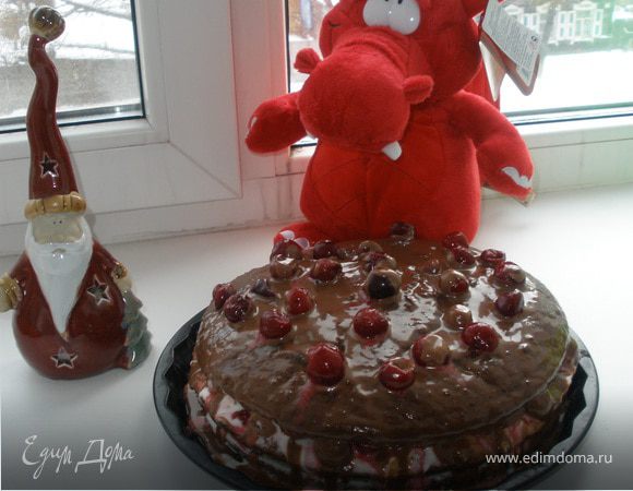 Торт "Вишнево-шоколадный"