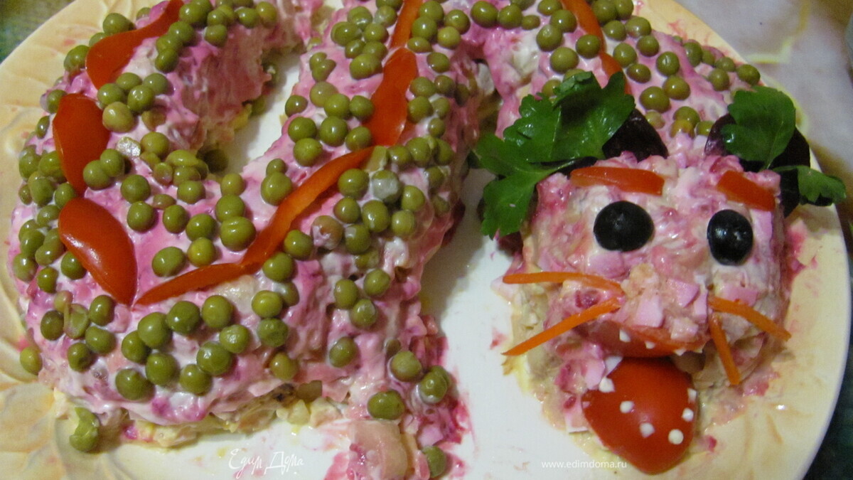 Салат "Дракоша"