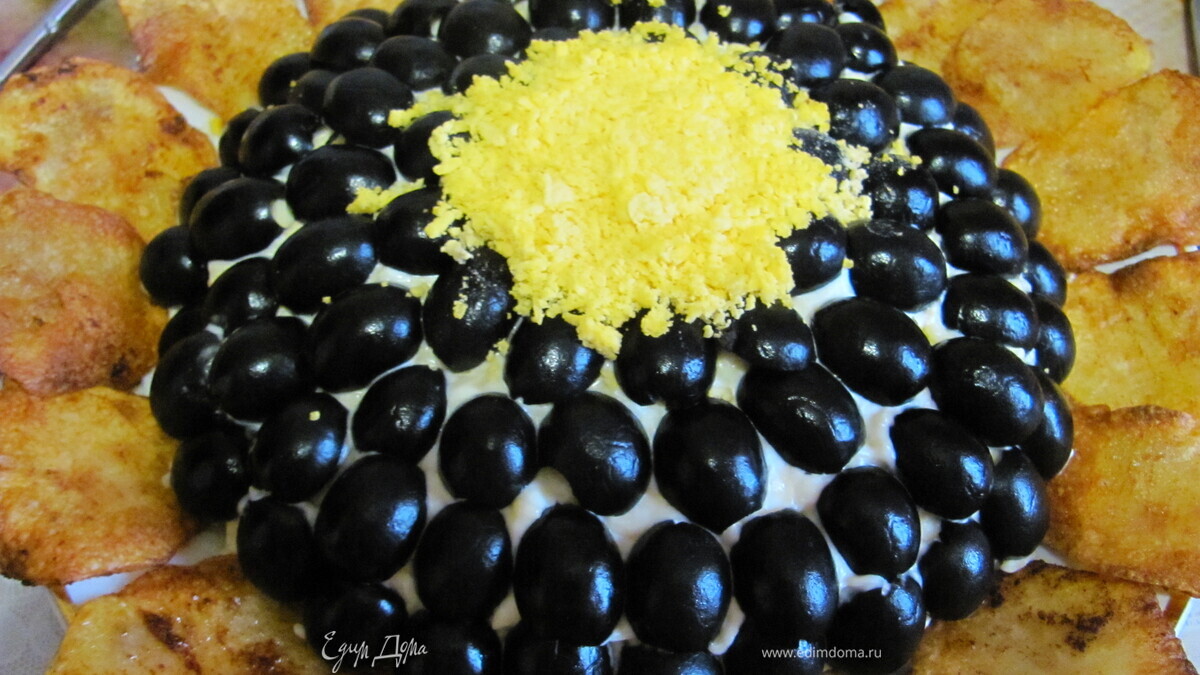 Салат "Подсолнух