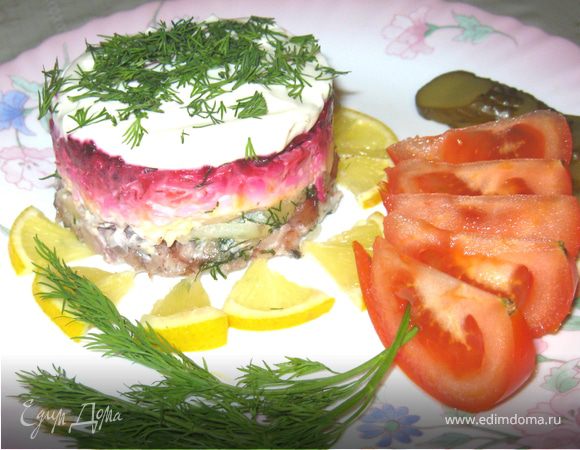 Селедка под шубой. Порционная.