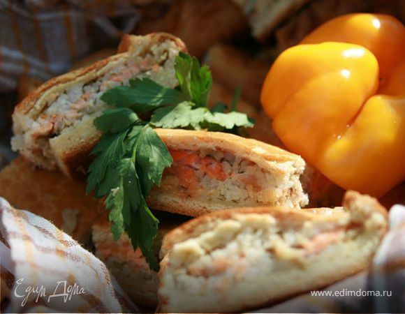 "Рыбный пирог из венского теста" "Рыбный пирог из венского теста"