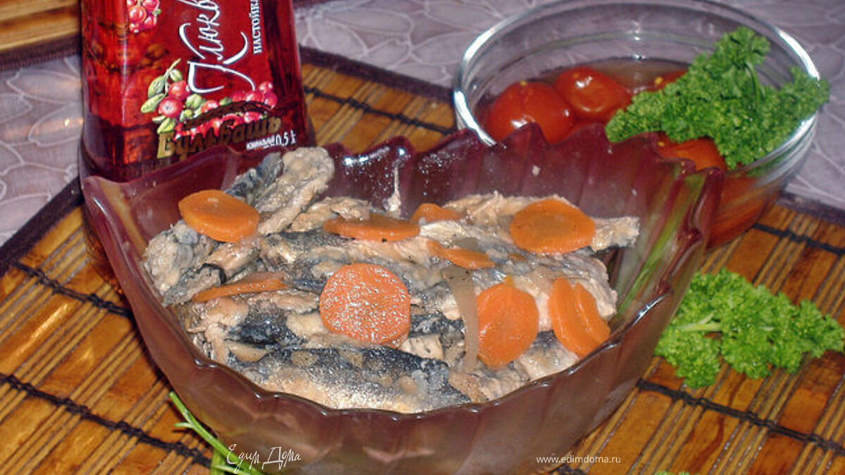 "Салака,маринованная в белом маринаде"