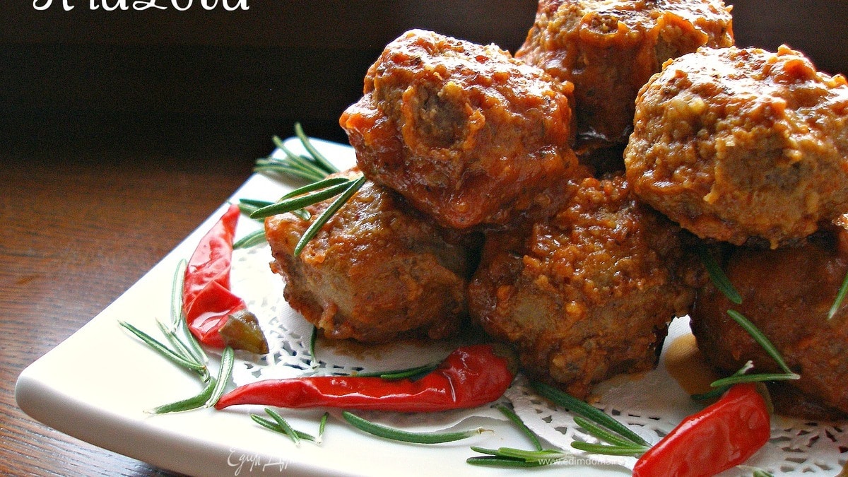 Неаполитанские фрикадельки (Polpette Napoletane).