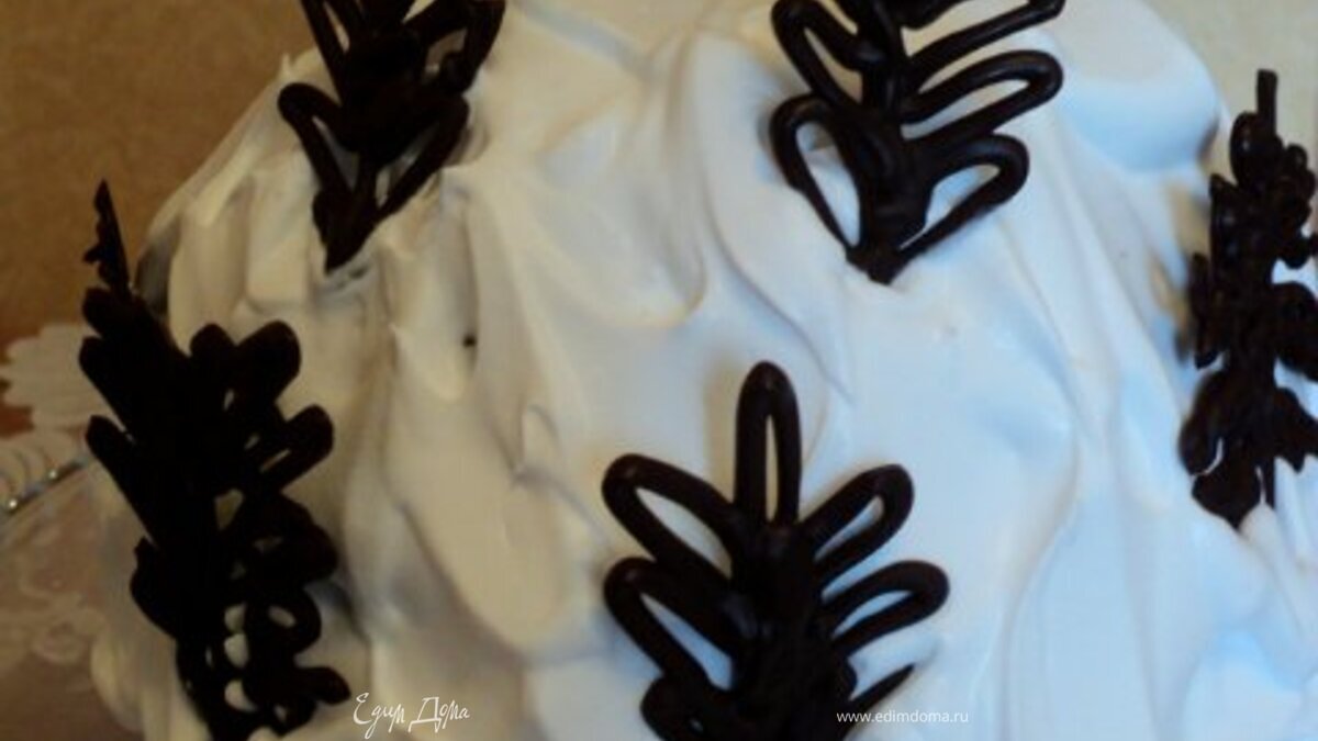 Торт «Зимний лес»