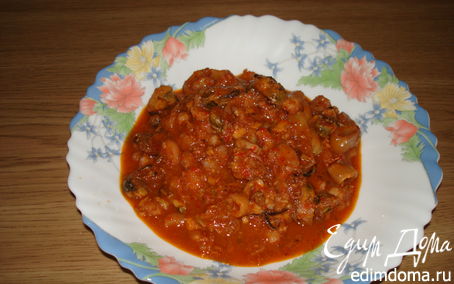 Рецепт Морепродукты в томатном соусе