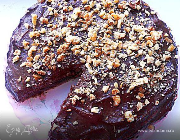 Banana Choсolate Cream Cake. Банановый шоколадный торт.