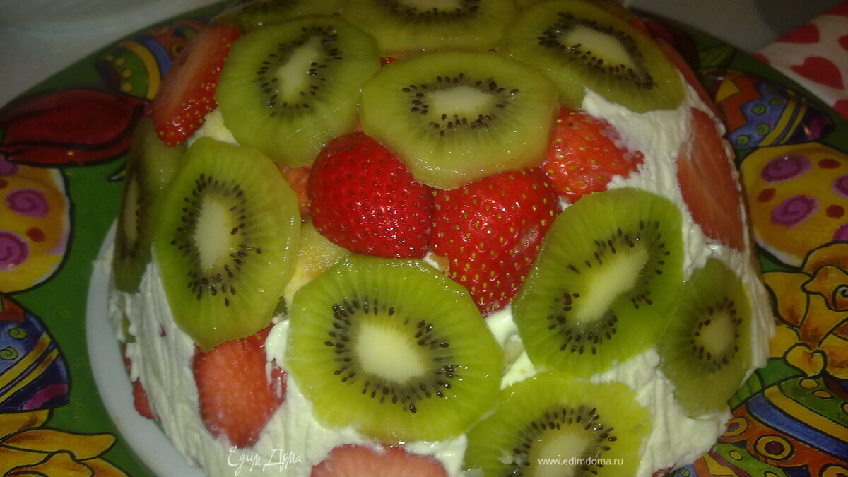 Летний тортик в Старый Новый Год