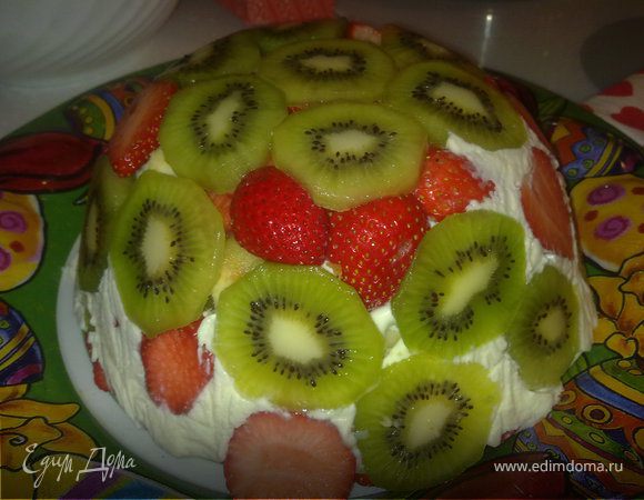 Летний тортик в Старый Новый Год Летний тортик в Старый Новый Год