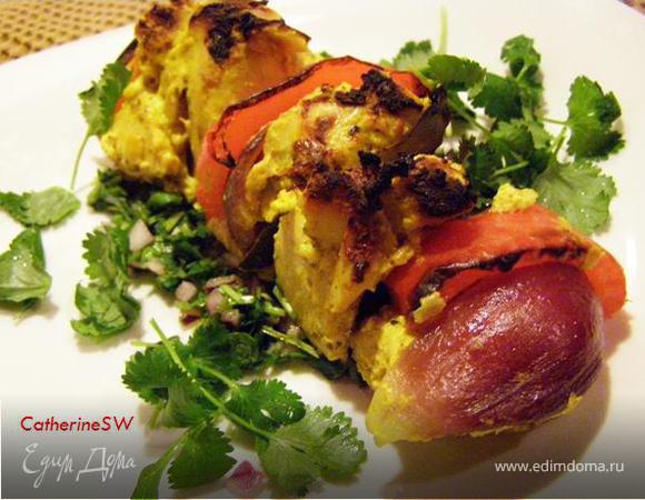 Куриные шашлычки в пряном маринаде Куриные шашлычки в пряном маринаде