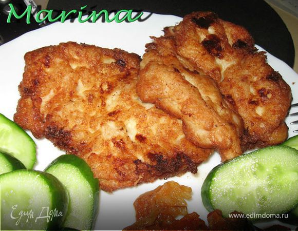 Ленивый рыбный шницель Ленивый рыбный шницель