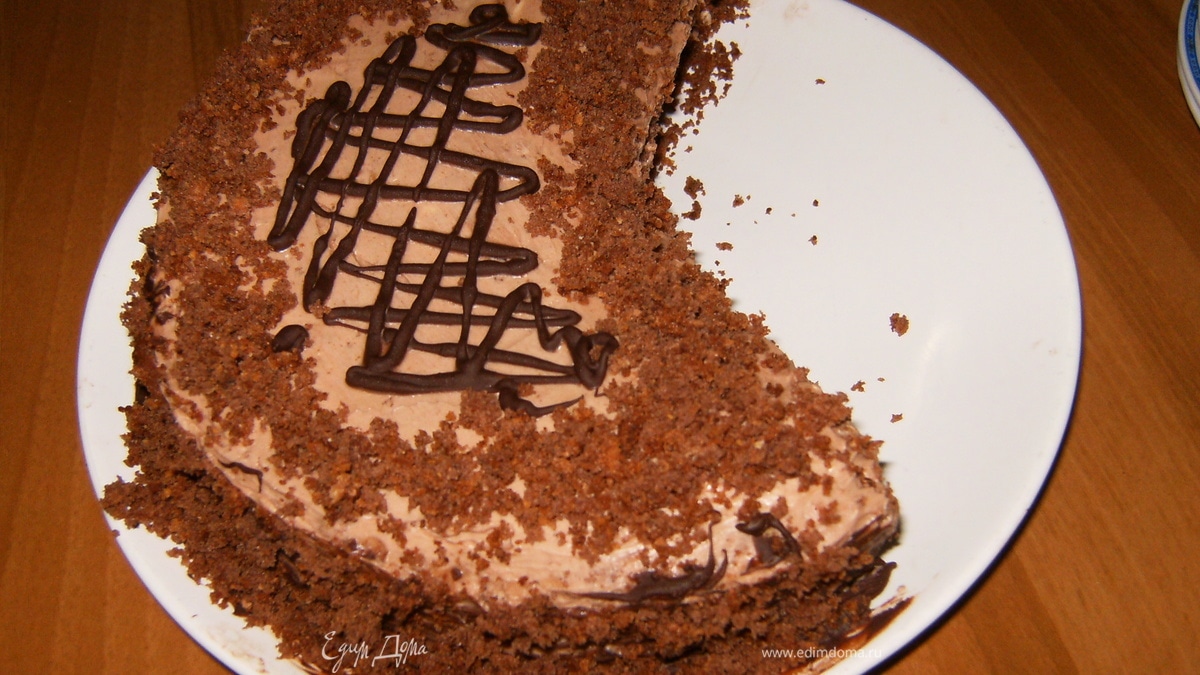 торт Дежавю (шоколадный с масляным кремом)