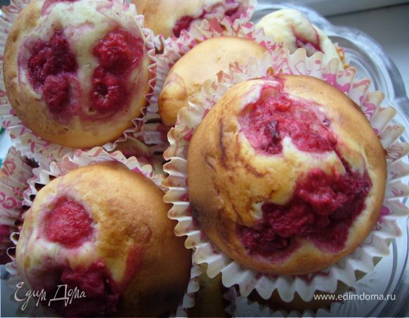 Маффины с малиной Маффины с малиной