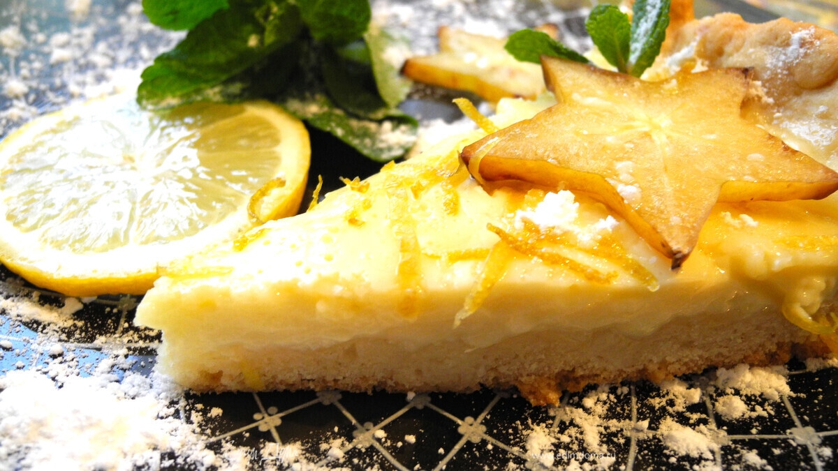 "Lemon-lime pie" или пирог с лимонно-лаймовой начинкой