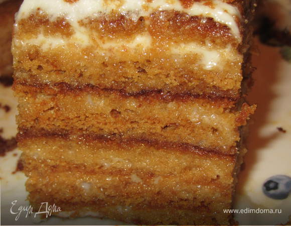 Коржи для торта медовик -пошаговый рецепт с фото