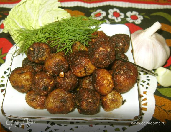 Чесночные мини-пирожки.