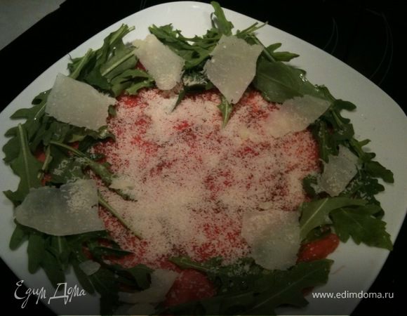 Карпаччо из говядины Карпаччо из говядины