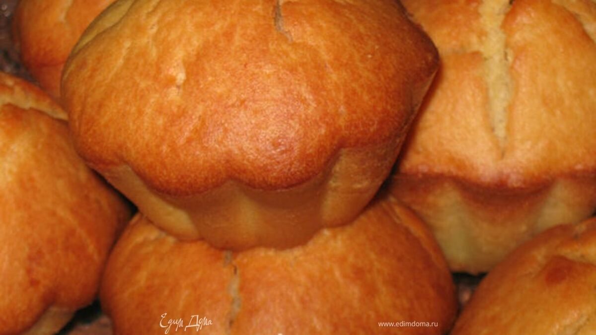 Творожно-апельсиновые кексы