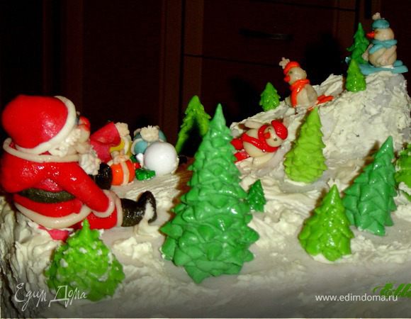 Торт " Зимняя сказка"