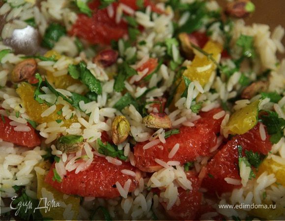 Цитрусовый салат с рисом Цитрусовый салат с рисом