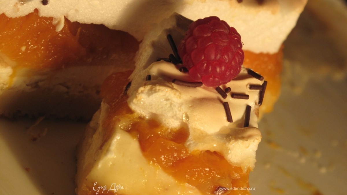 Творожный пирог ''Зимнее солнце''