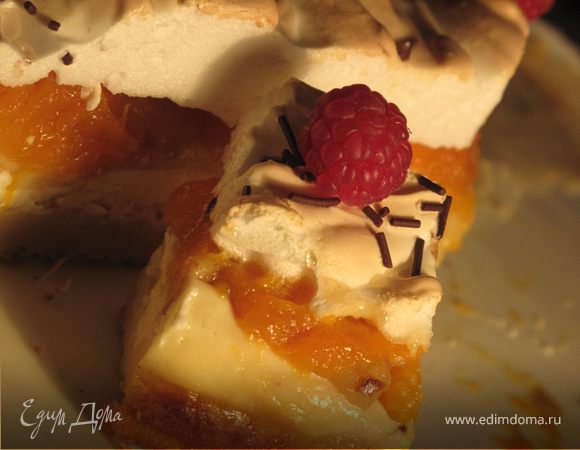 Творожный пирог ''Зимнее солнце''