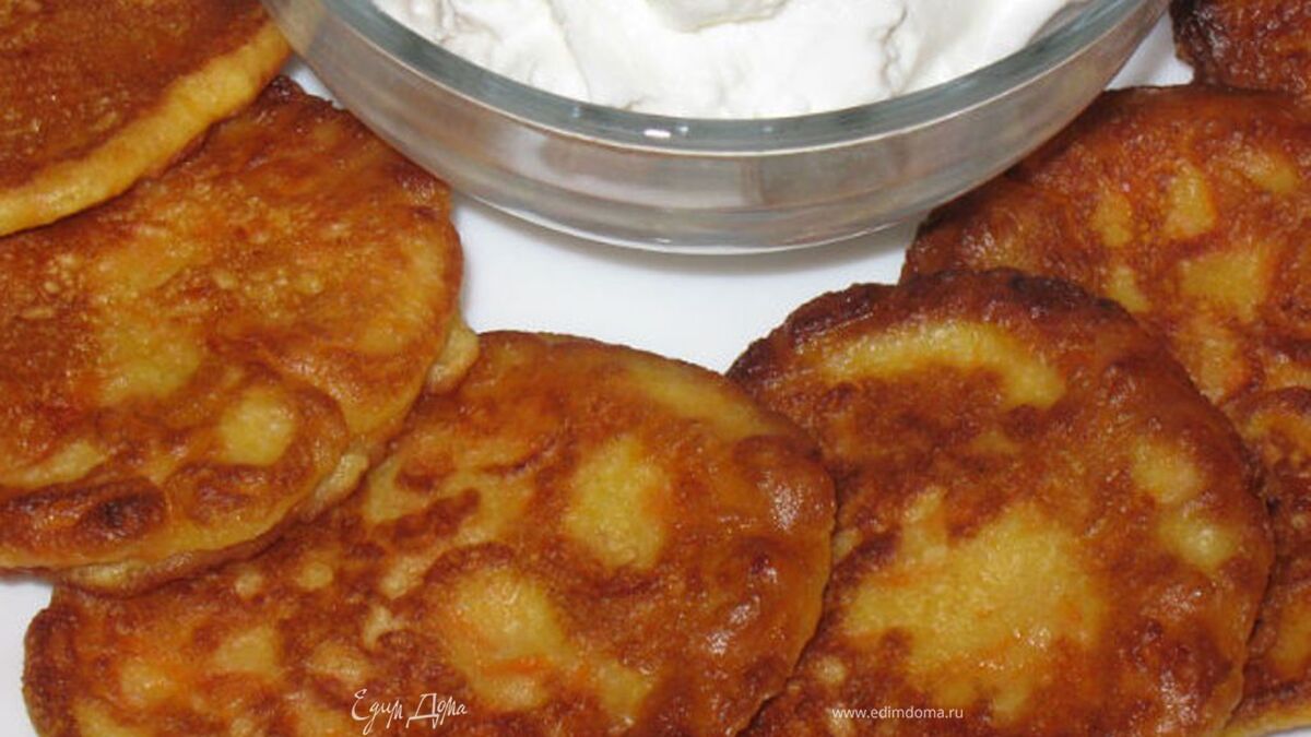 Оладьи с тыквой