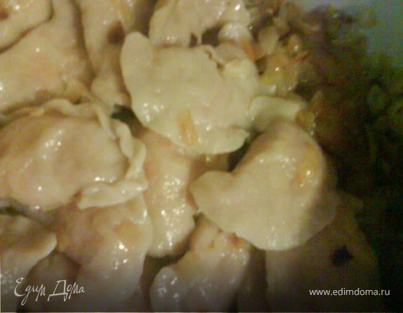 Вареники с квашеной капустой Вареники с квашеной капустой