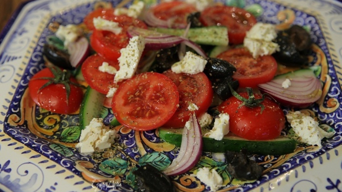 Греческий салат 