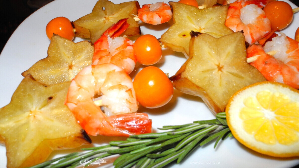 Праздничные креветки