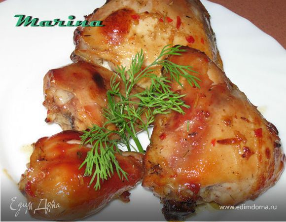 Курицa в медово-гранатовом маринаде Курицa в медово-гранатовом маринаде