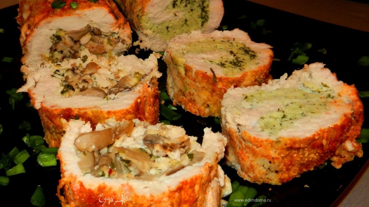 Рулеты "Курица&курица"