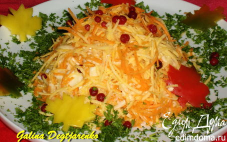 Рецепт Салат из овощей "Бабье лето"