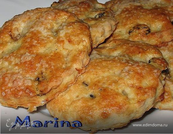 Tворожное печенье с орехами и сухофруктами