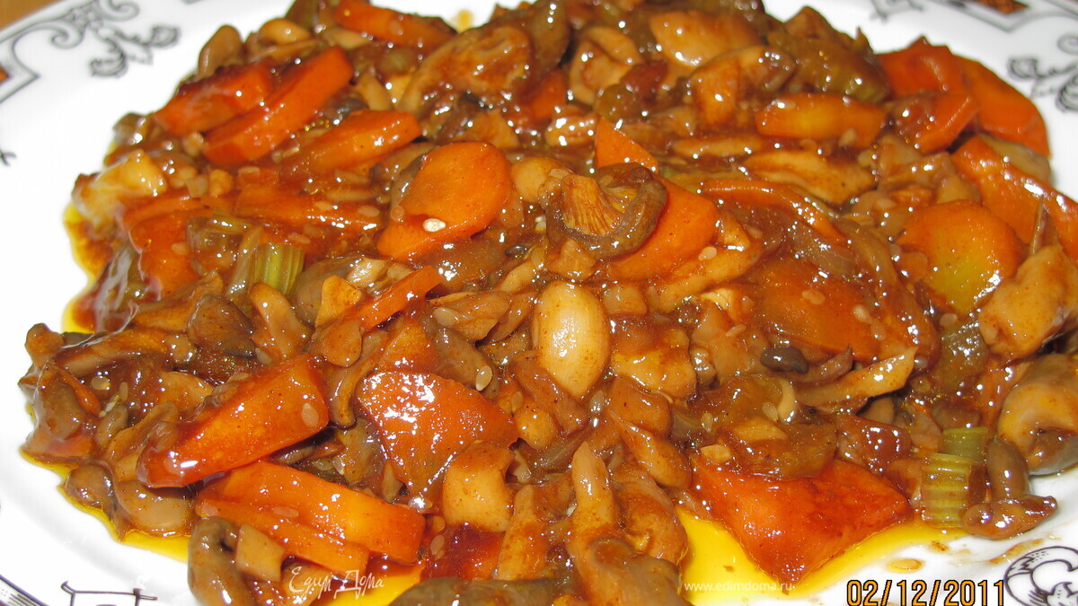 Грибы по китайски