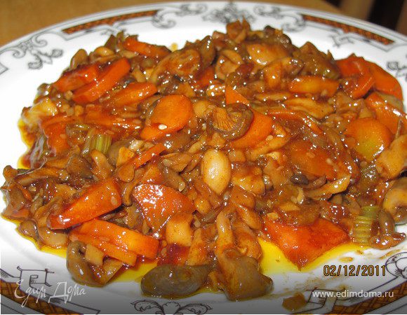 Грибы по китайски Грибы по китайски