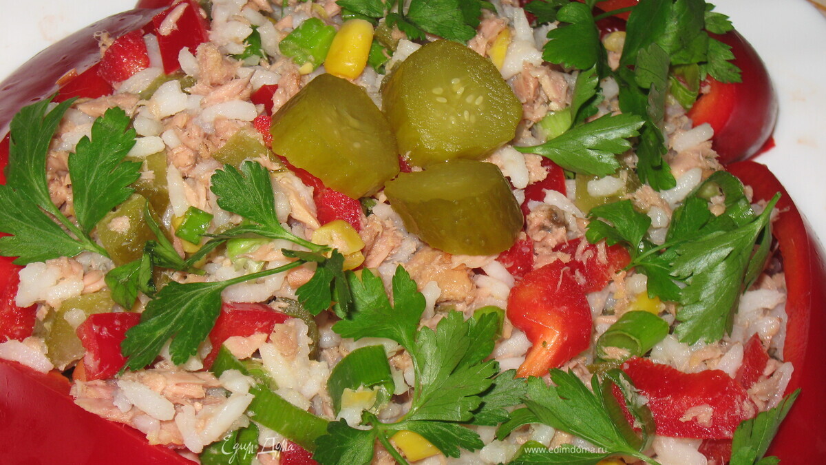 Рисовый салат