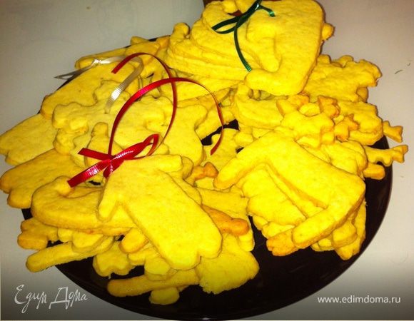 Фигурное Рождественское печенье Фигурное Рождественское печенье