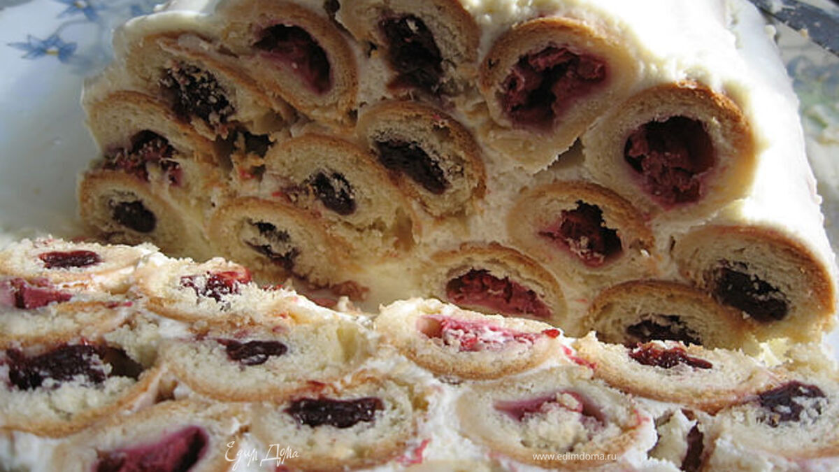 Торт "Дрова под снегом" от Ирины Браим