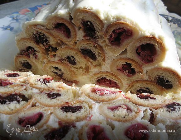 Торт "Дрова под снегом" от Ирины Браим Торт "Дрова под снегом" от Ирины Браим