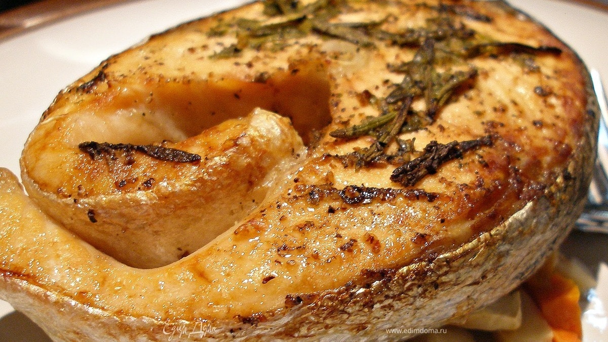 Лимонно-розмариновая сёмга