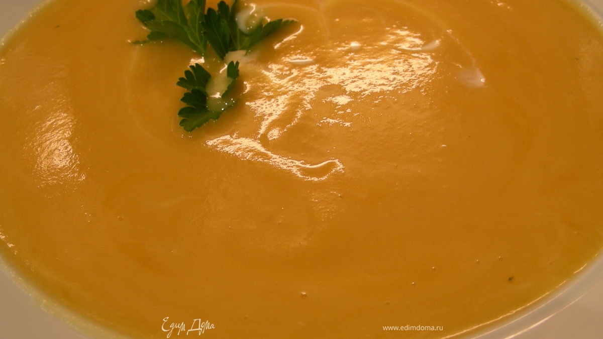 Тыквенно-сельдерейный суп-пюре