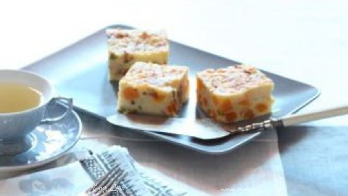 Манная запеканка с апельсином