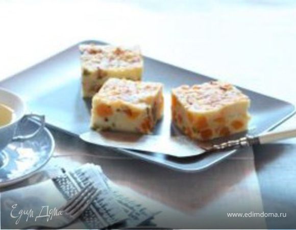 Манная запеканка с апельсином  