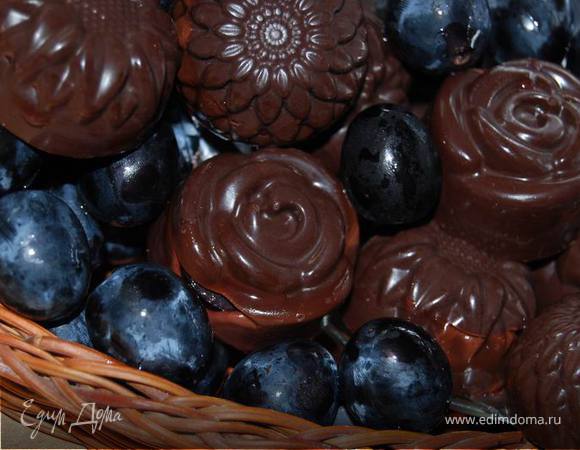 Конфеты с  виноградом