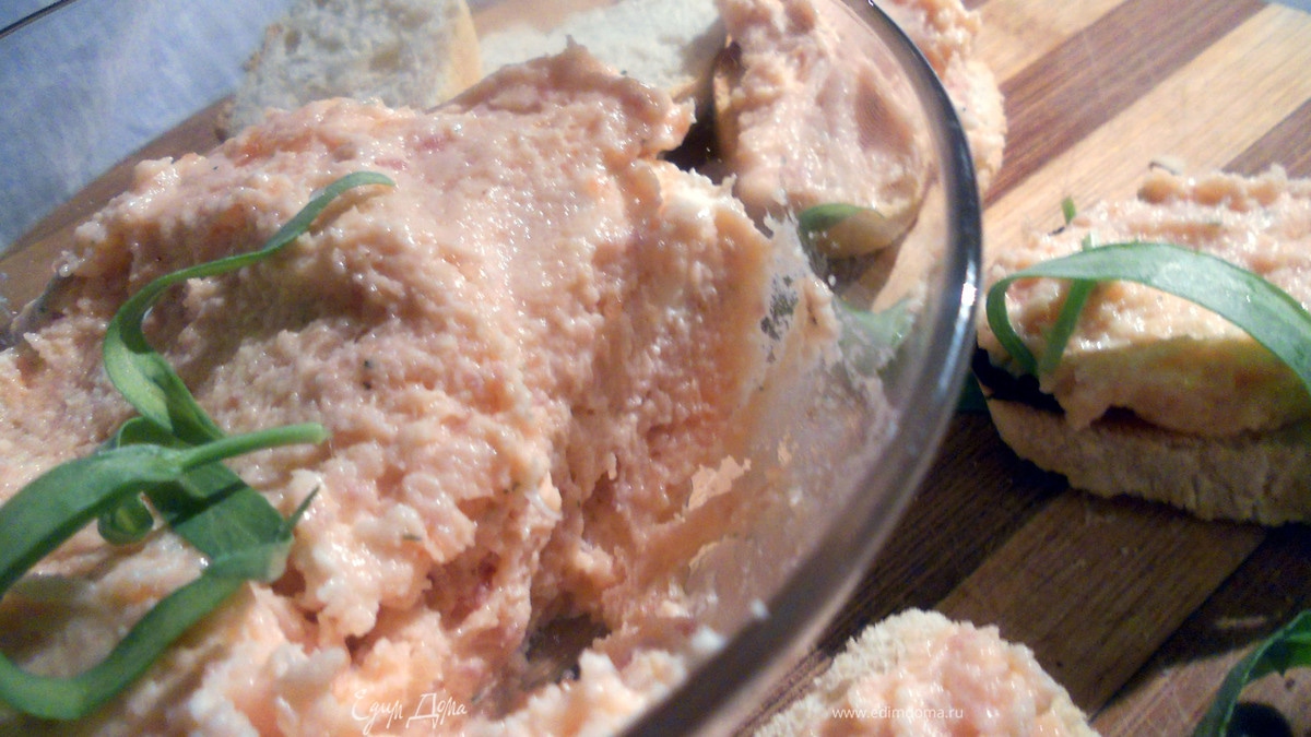 Простой паштет из копченого лосося