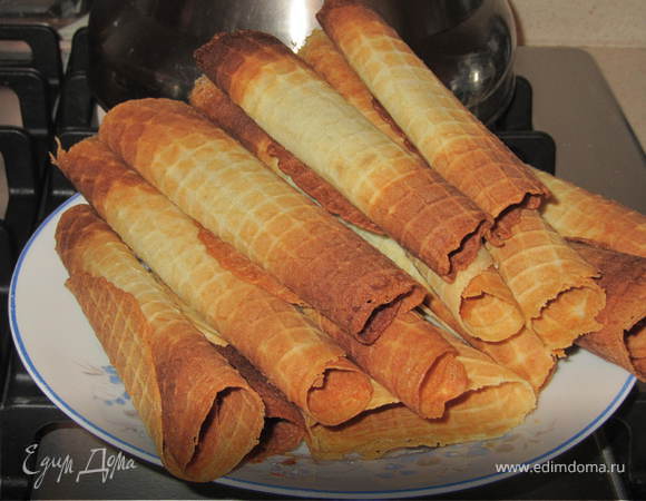 Хрустящие сахарные вафельки Хрустящие сахарные вафельки